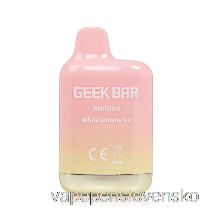 Geek Bar Meloso Mini 1500 Jednorazove Biele Gumene Ice Vape Shop Bratislava